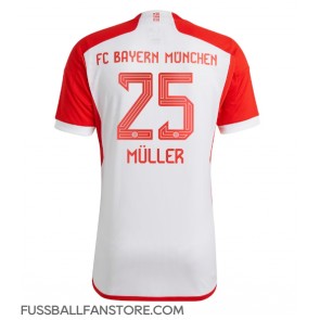 Bayern Munich Thomas Muller #25 Replik Heimtrikot 2023-24 Kurzarm